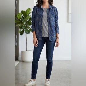 Roots Denim  camouflage Button-Up Shirt